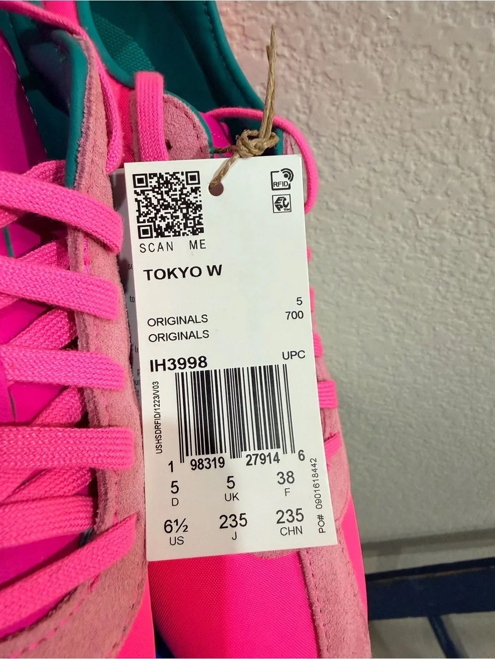 6.5W Adidas Pink Tokyo